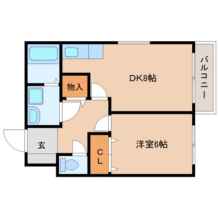 静岡駅 バス35分  北大門公園入口下車：停歩6分 1階の物件間取画像